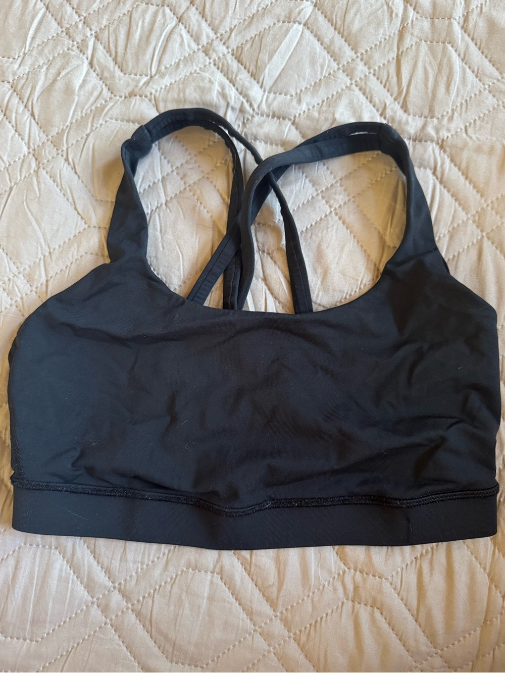 lululemon athletica Black Strappy Sports Bra